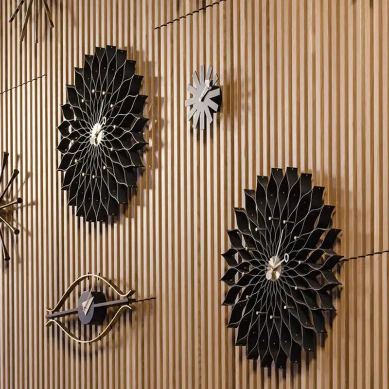 Large Sunflower Wall Clock