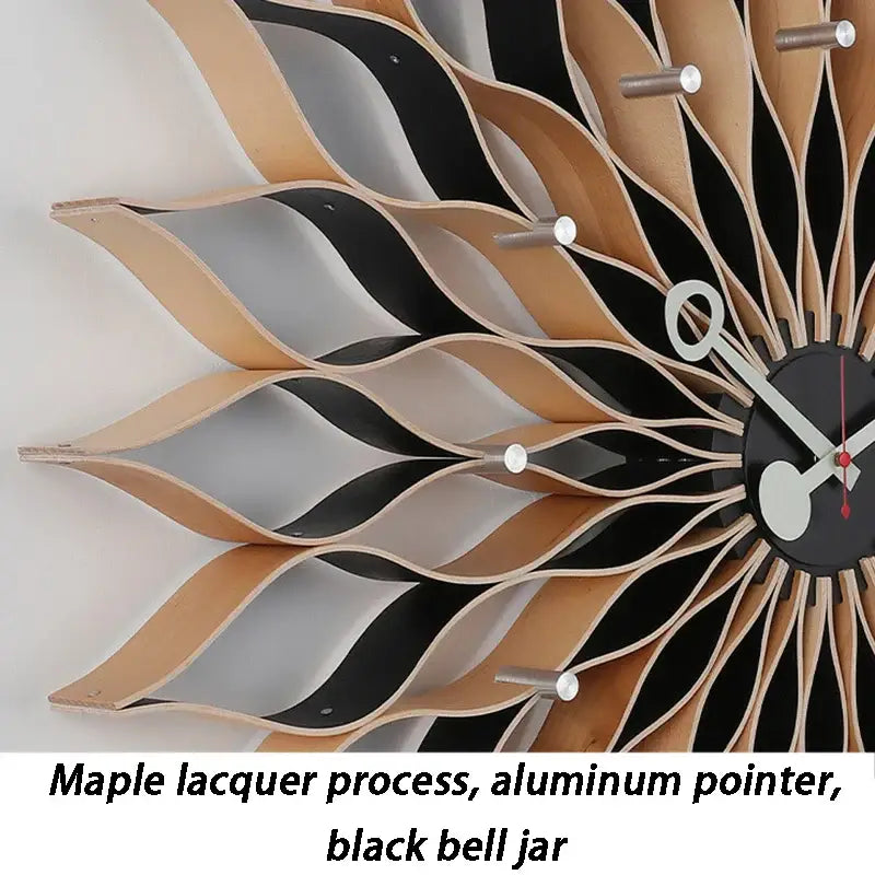 Large Sunflower Wall Clock