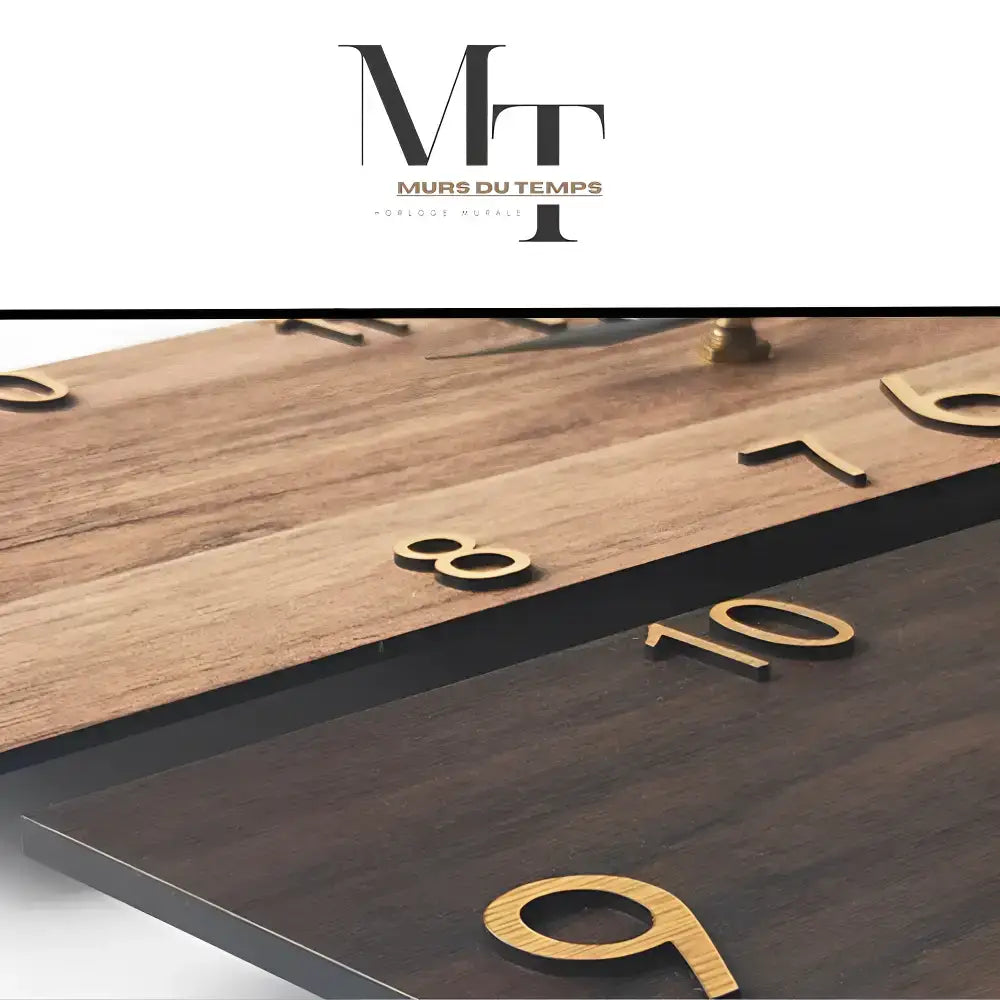 Large Wood-Look Wall Clock - wall clock