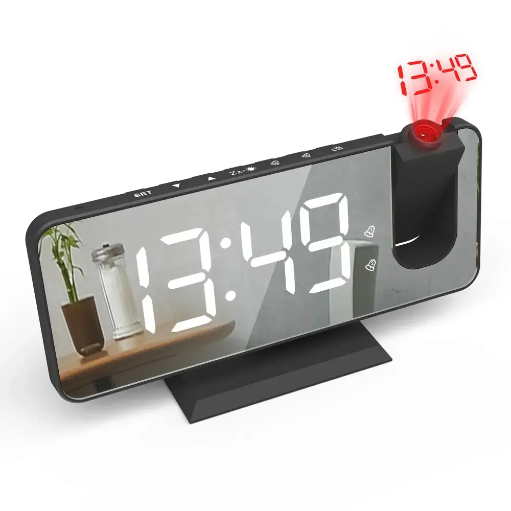 LED Dual Alarm Clock - Noir - wall clock