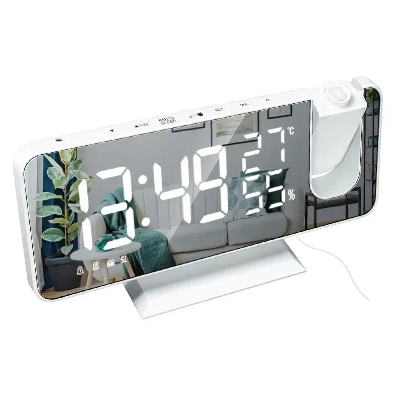 LED Dual Alarm Clock - wall clock