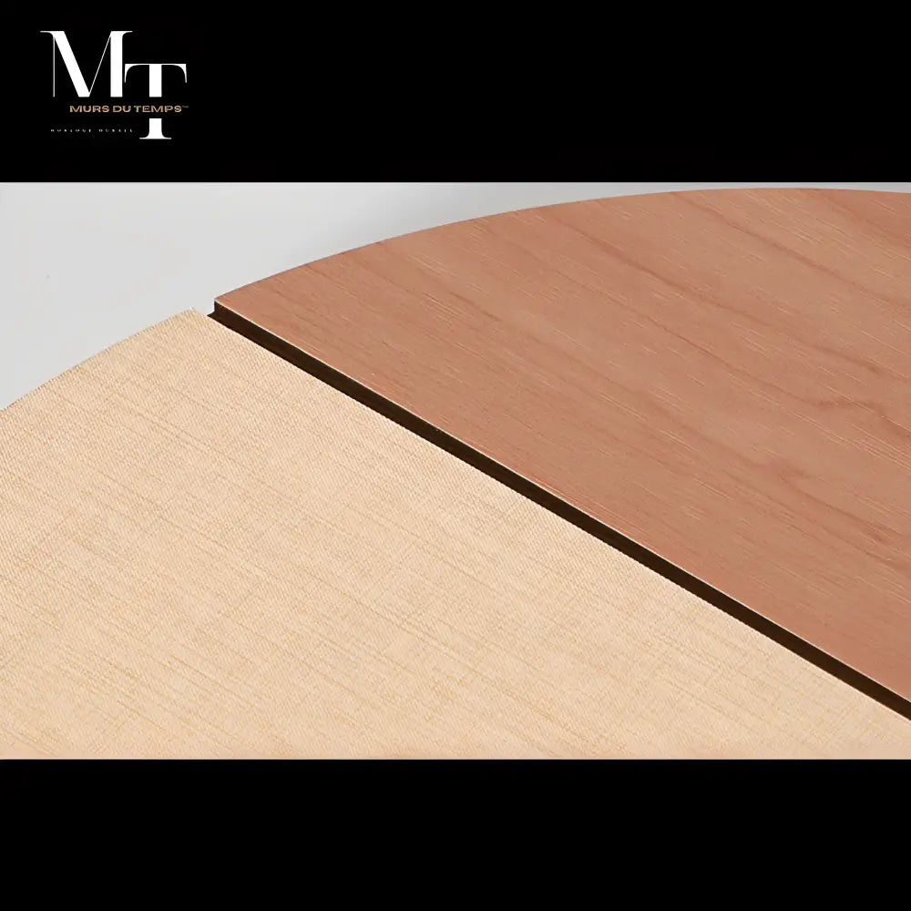 LED Wood Wall Clock - Digital Display, Silent, 12/24H Mode