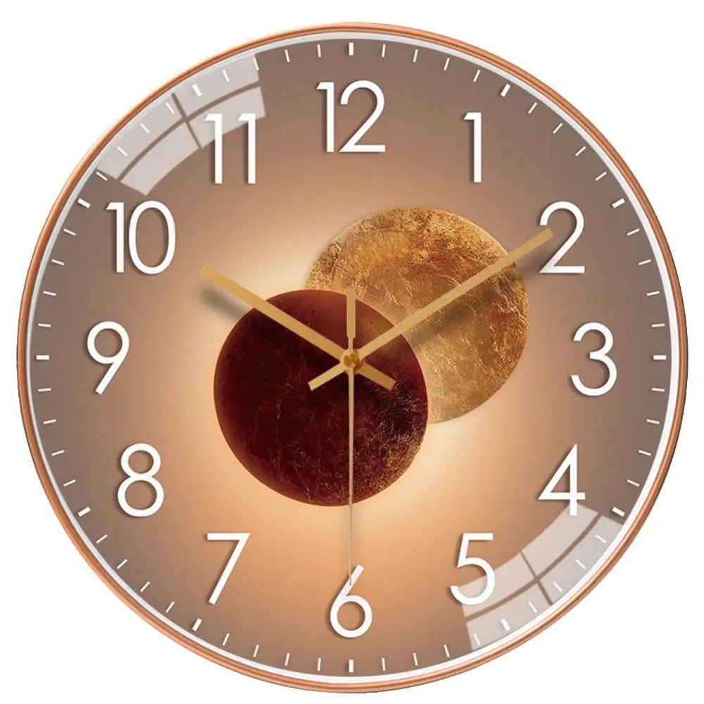 Light and Shadow Wall Clock - Modern Analog Design