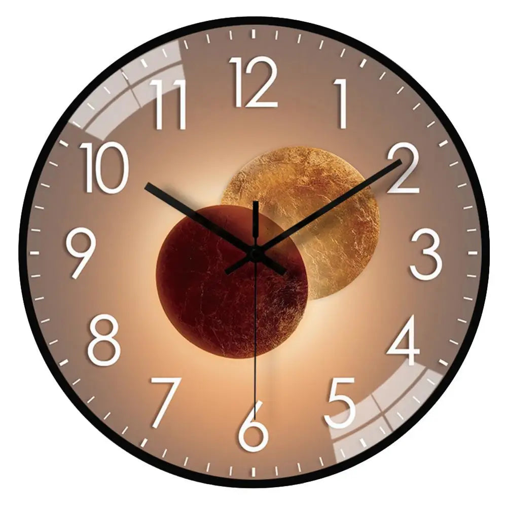 Light and Shadow Wall Clock - Modern Analog Design