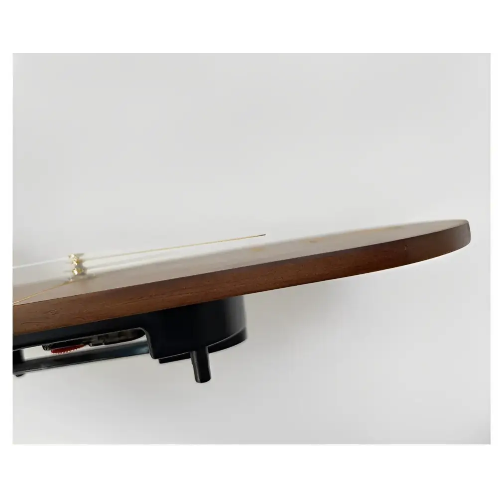 Linea Walnut & Gold Pendulum Wall Clock - Modern Wood Design
