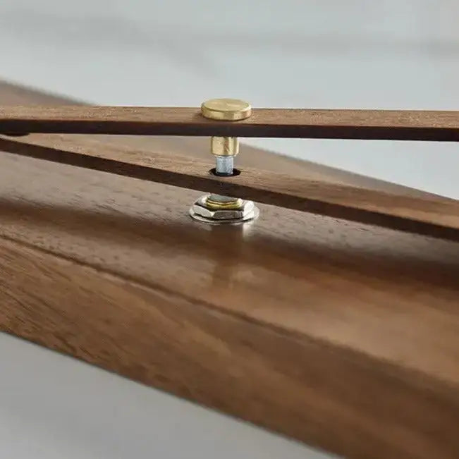 Long Wooden Wall Clock - wall clock