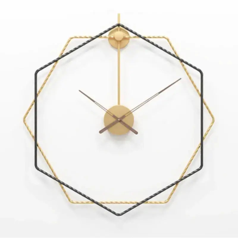 Luxury Wall Clock Design - Dorée et noir - wall clock