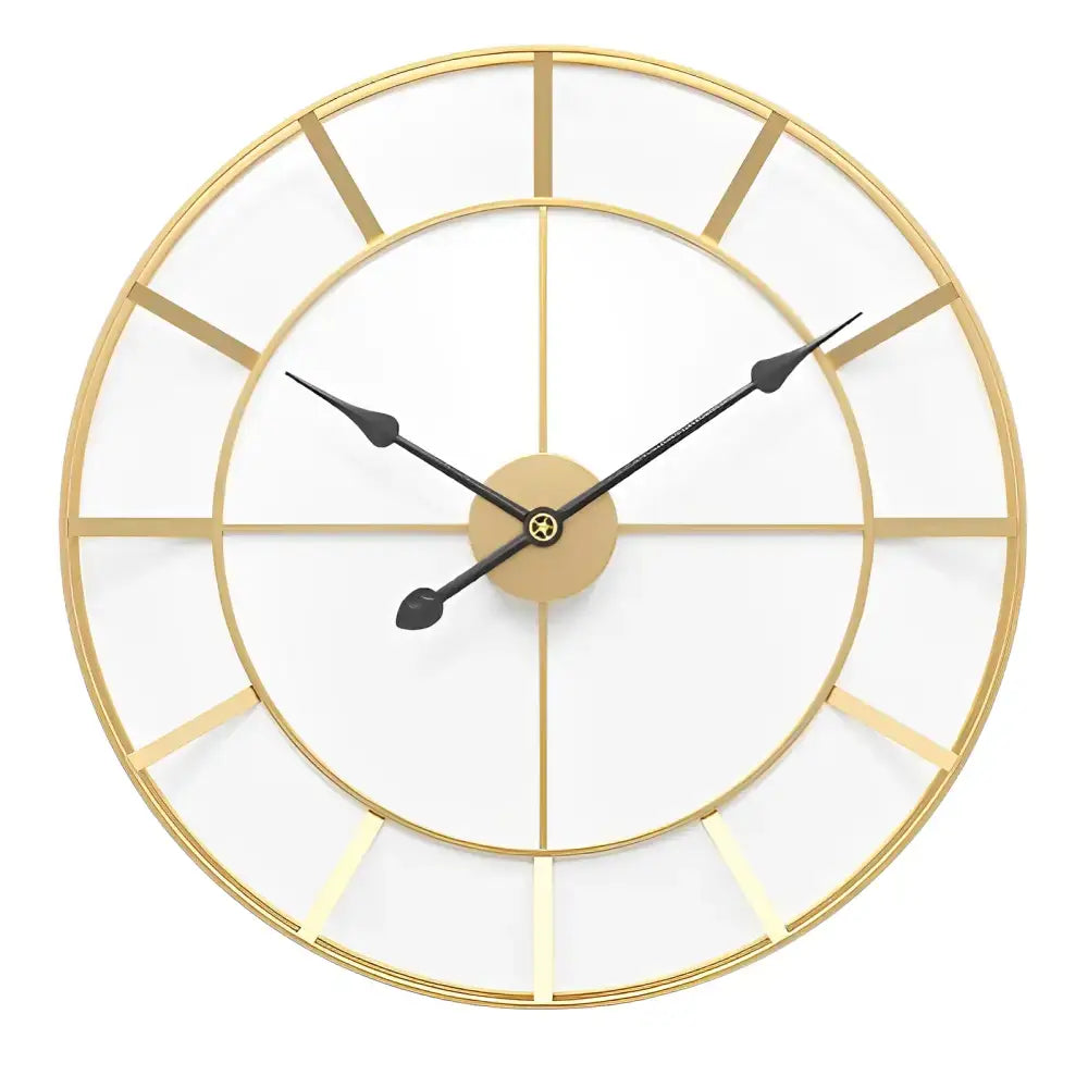 Minimalist Gold Wall Clock - Dorée - wall clock