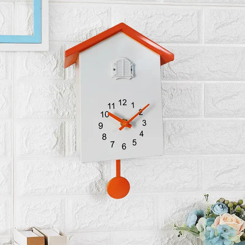 Modern Cuckoo Clock - Orange - Cuckoo Clock