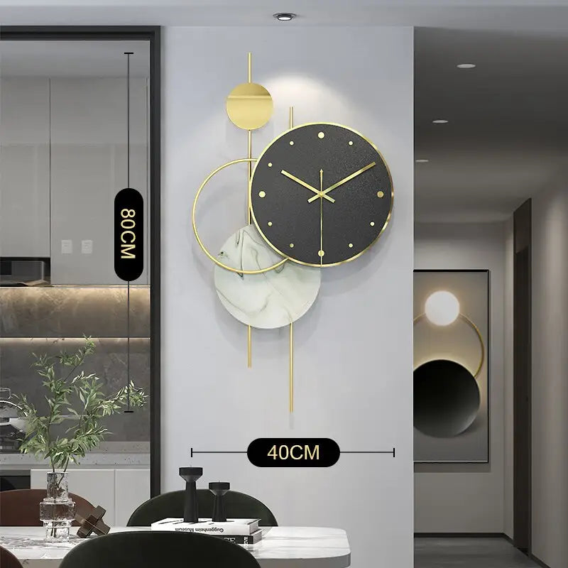 Modern Decorative Wall Clock - 80 x 40 cm - wall clock