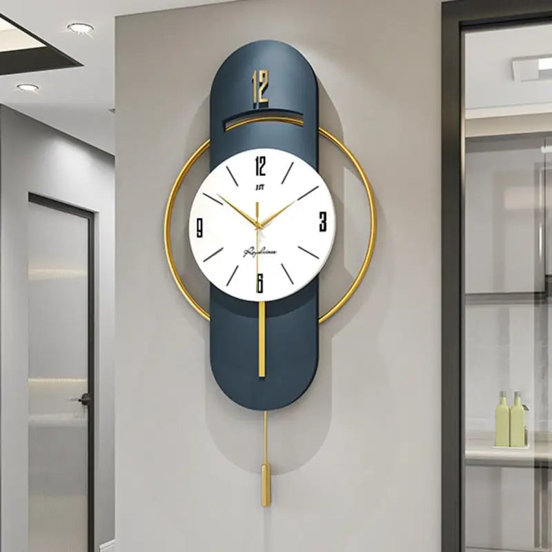 Side profile of 15 mm thick acrylic and metal wall clock panel