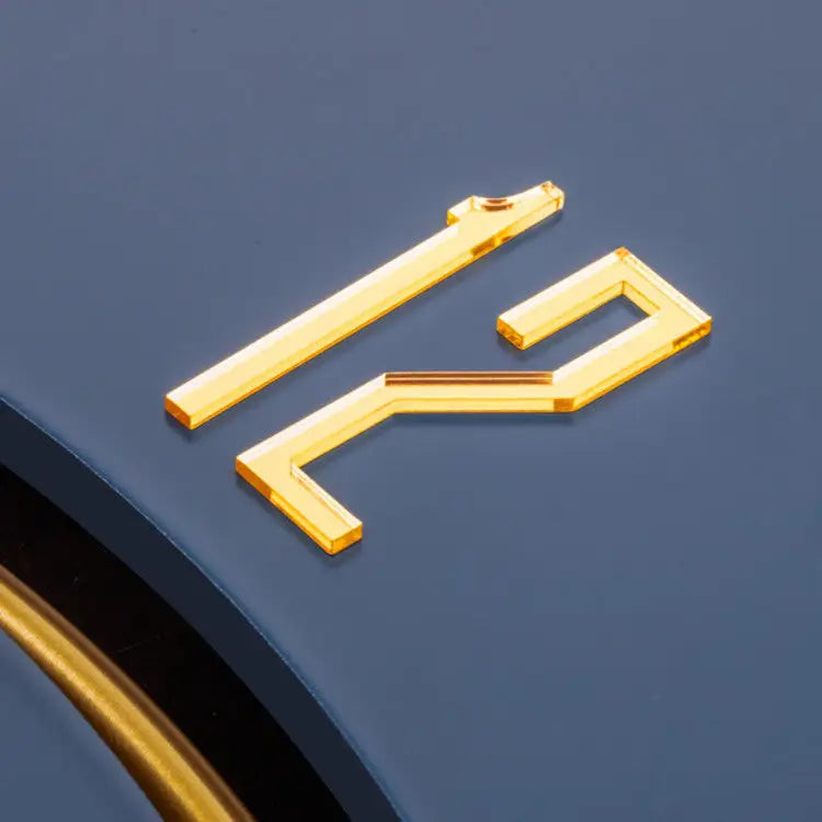 CasaClock designer wall clock in two sizes 72x35 cm and 84x42 cm