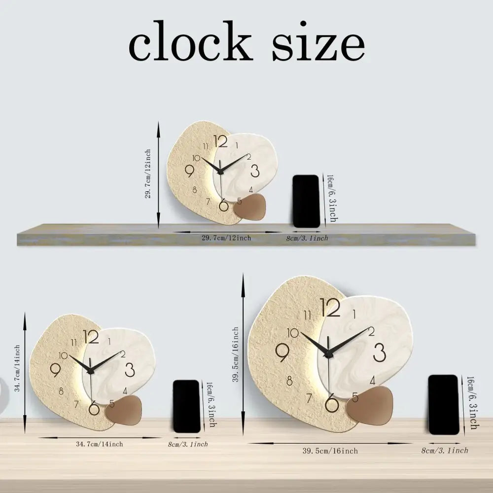 Modern Geometric Wall Clock