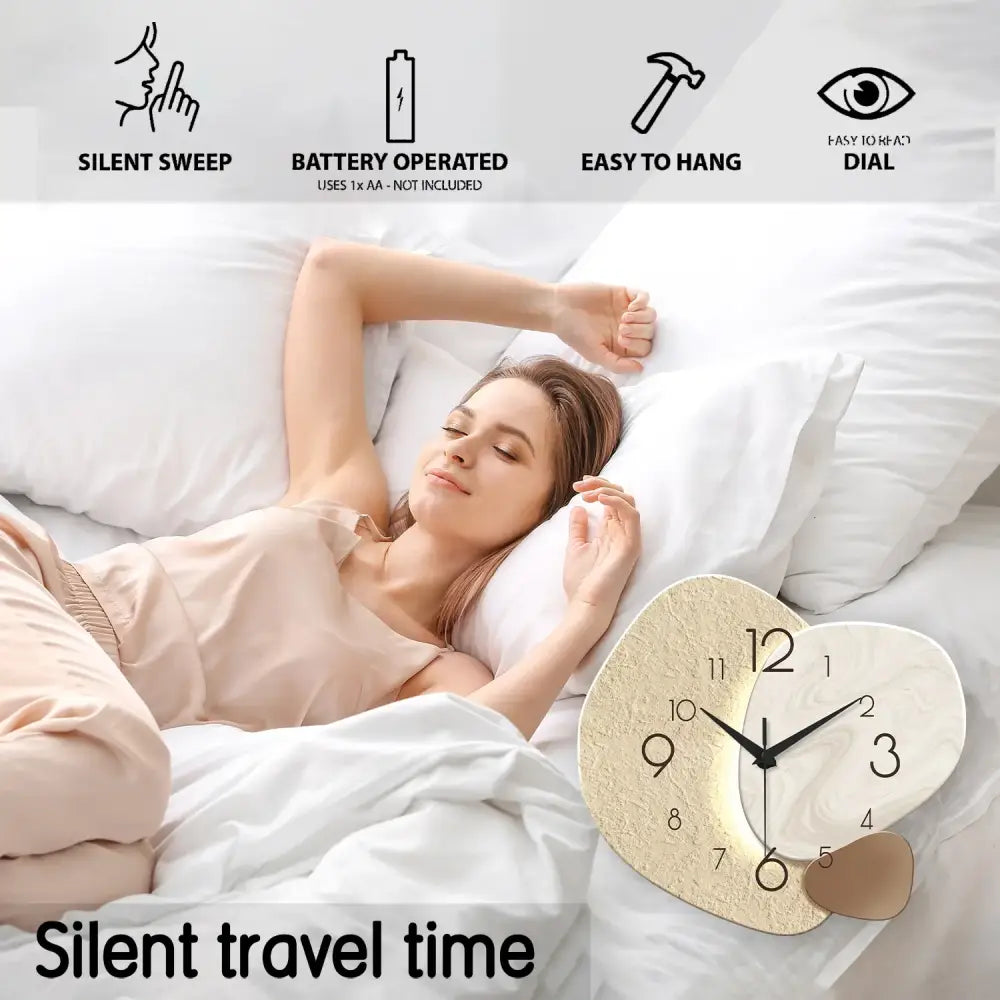 Modern Geometric Wall Clock