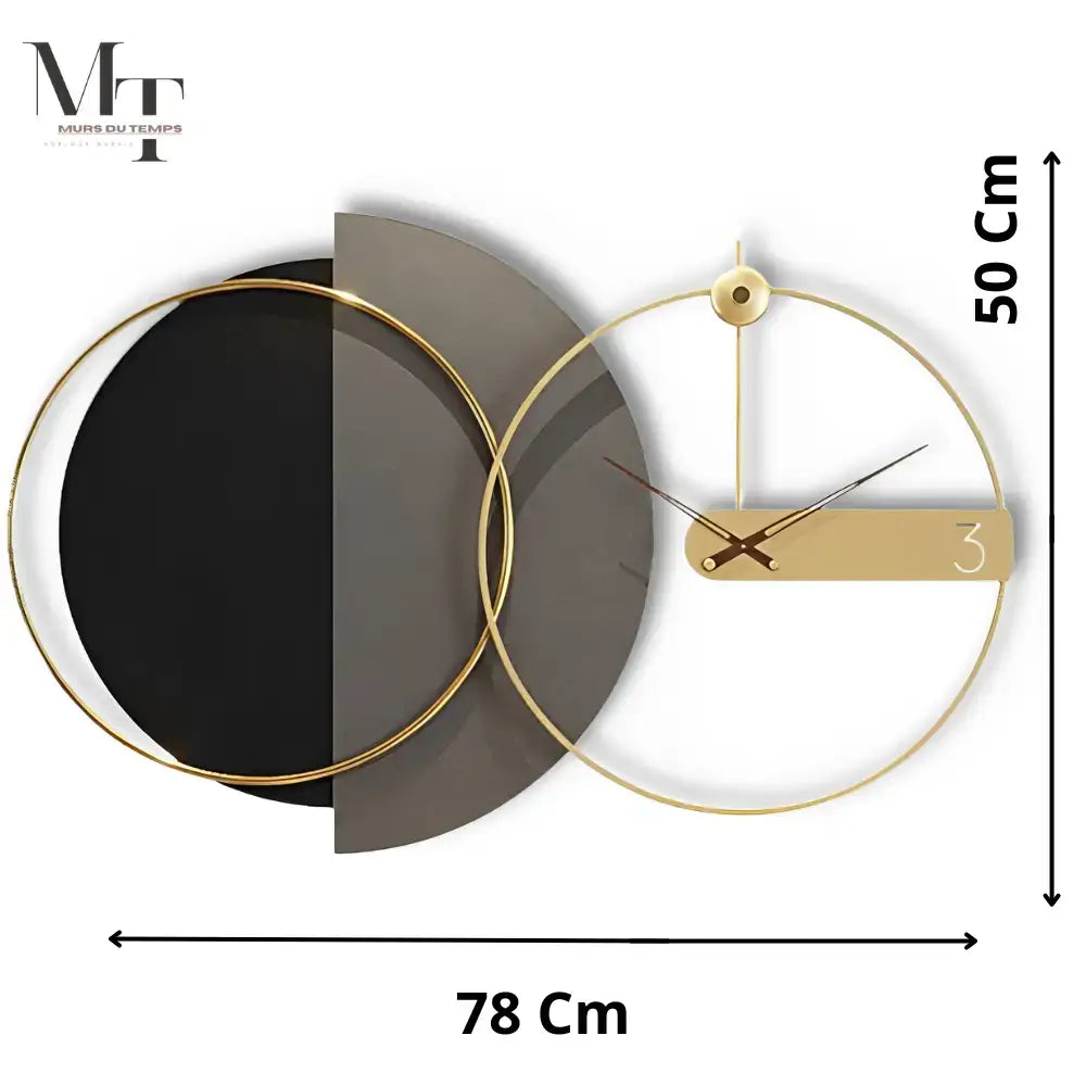 Modern Luxury Wall Clock - 78x50 cm - wall clock