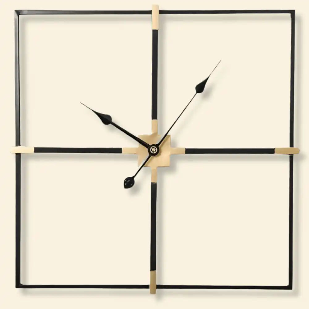 square-wall-clock
