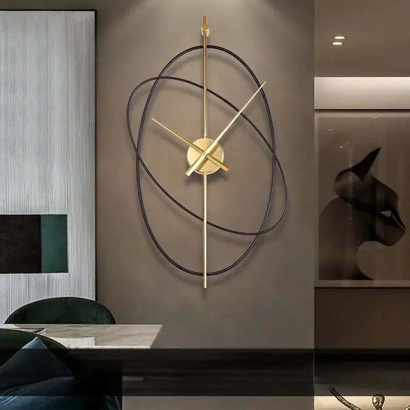 Modern Silent Wall Clock Design - Moyenne 33 x 60 cm - wall clock