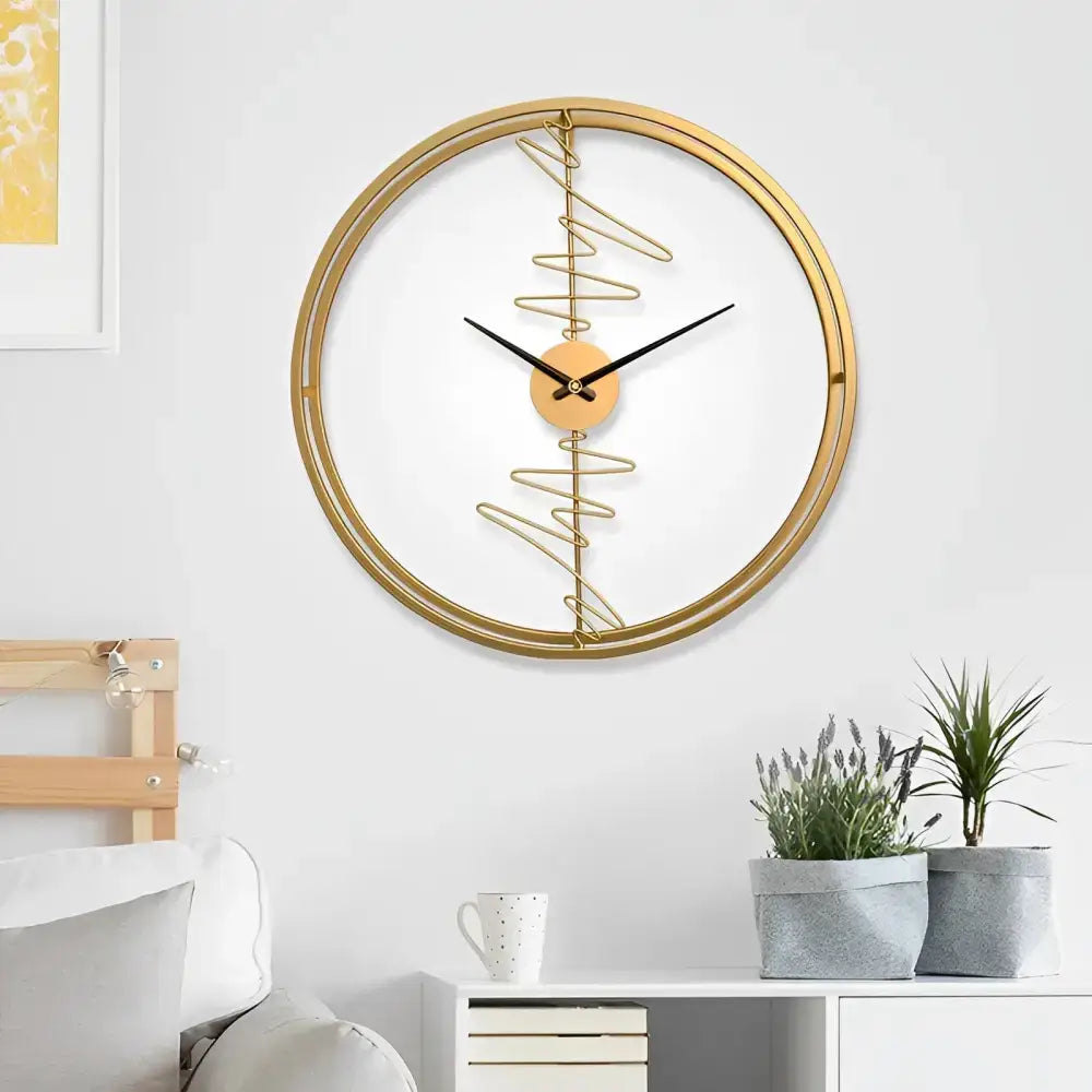 Modern Spiral Design Wall Clock - wall clock