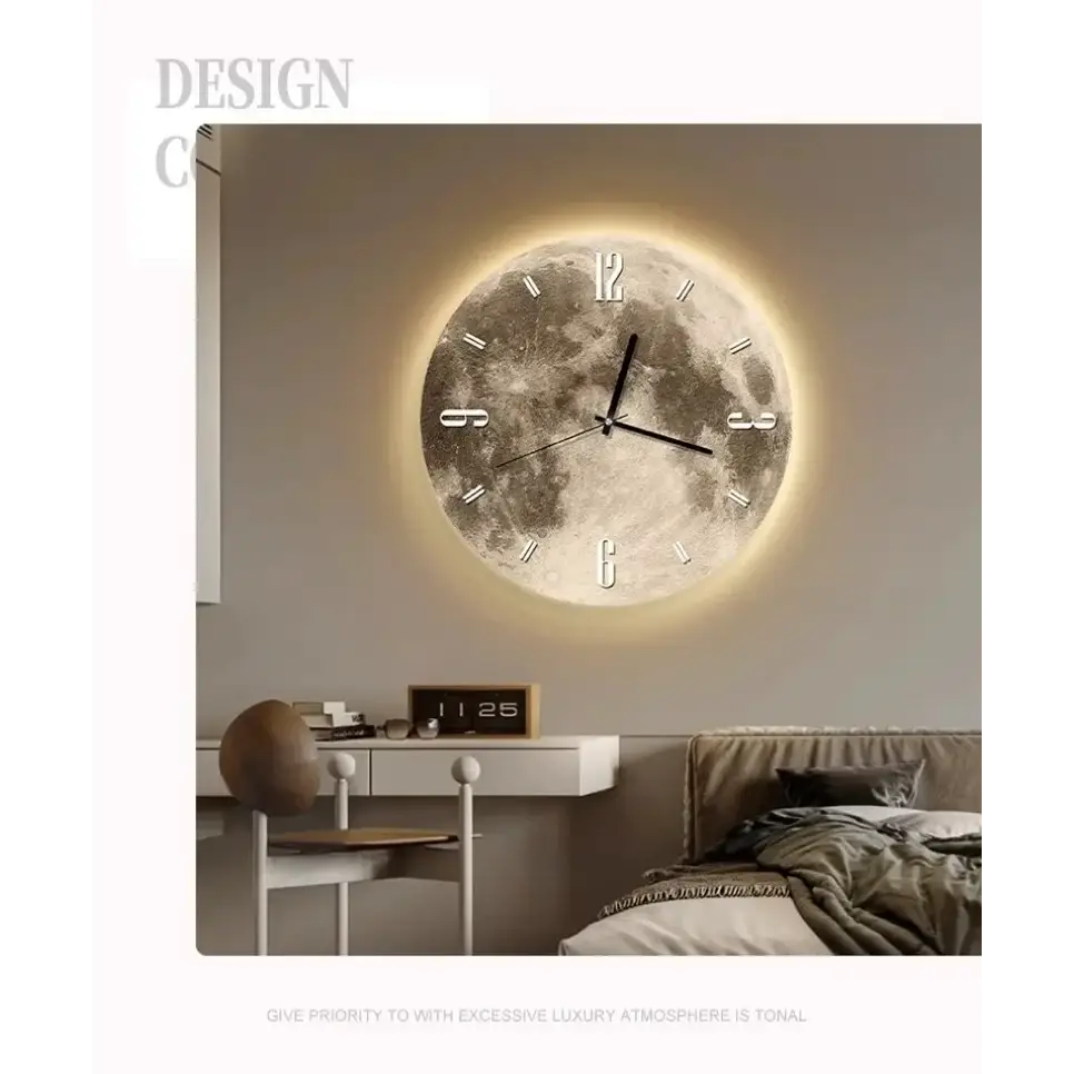 Moon LED Wall Clock