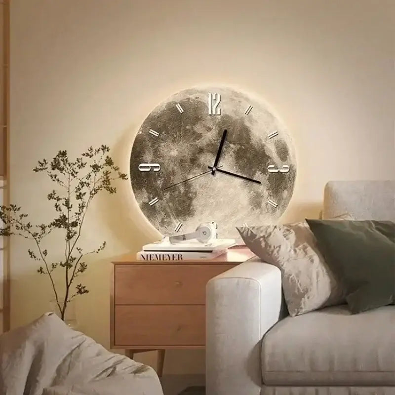 Moon LED Wall Clock