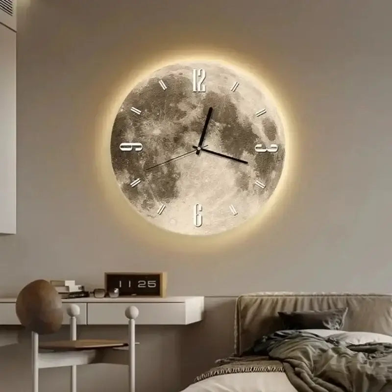 Moon LED Wall Clock