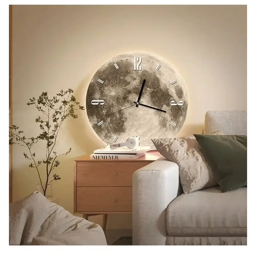 Moon LED Wall Clock