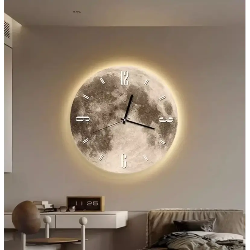 Moon LED Wall Clock