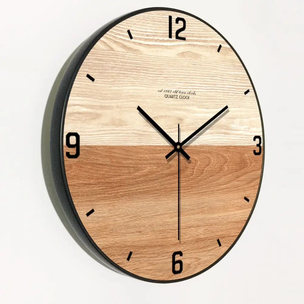 Natural Wood Wall Clock - wall clock