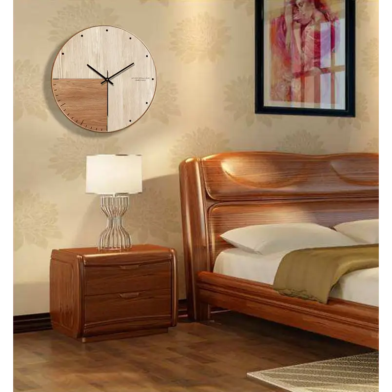 Natural Wood Wall Clock - wall clock