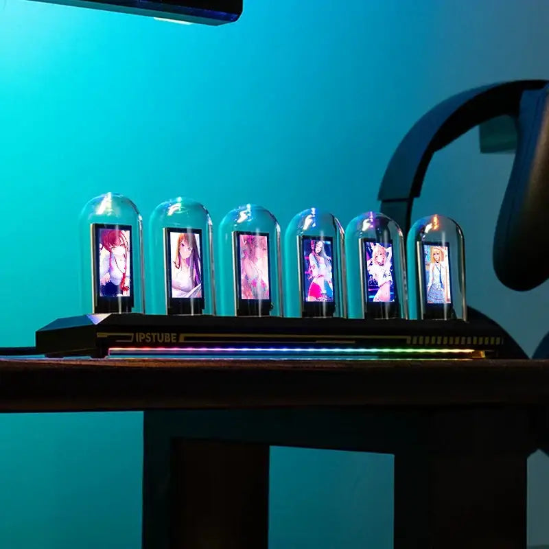 Nixie Tube RGB Customizable Clock - wall clock