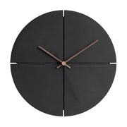 Nordic Minimalist Black Wall Clock - wall clock