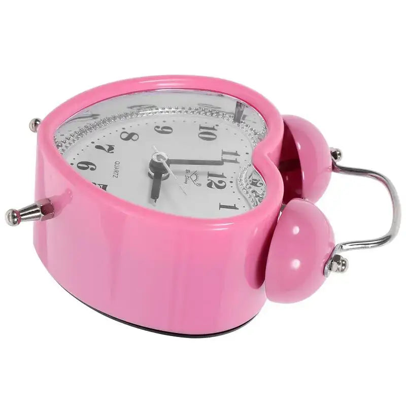 Pink Heart Alarm Clock - wall clock