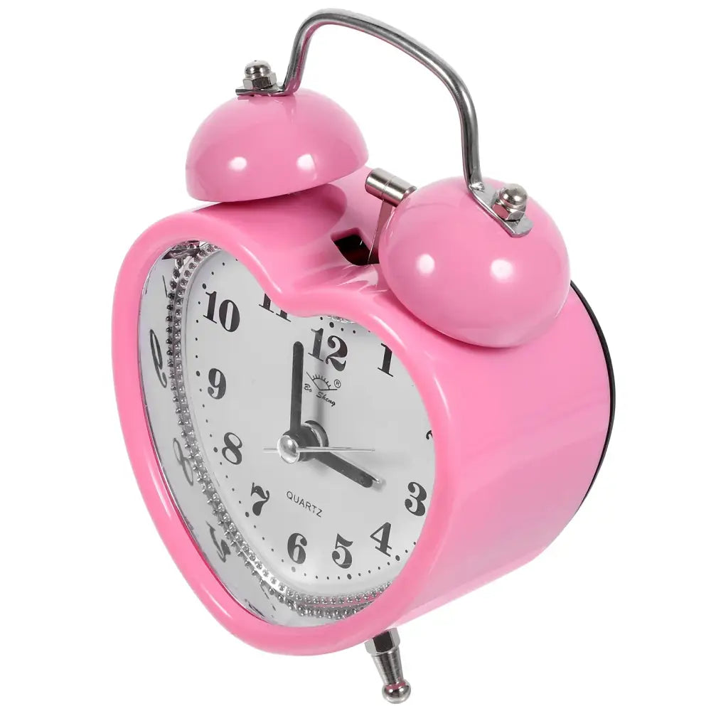 Pink Heart Alarm Clock - wall clock