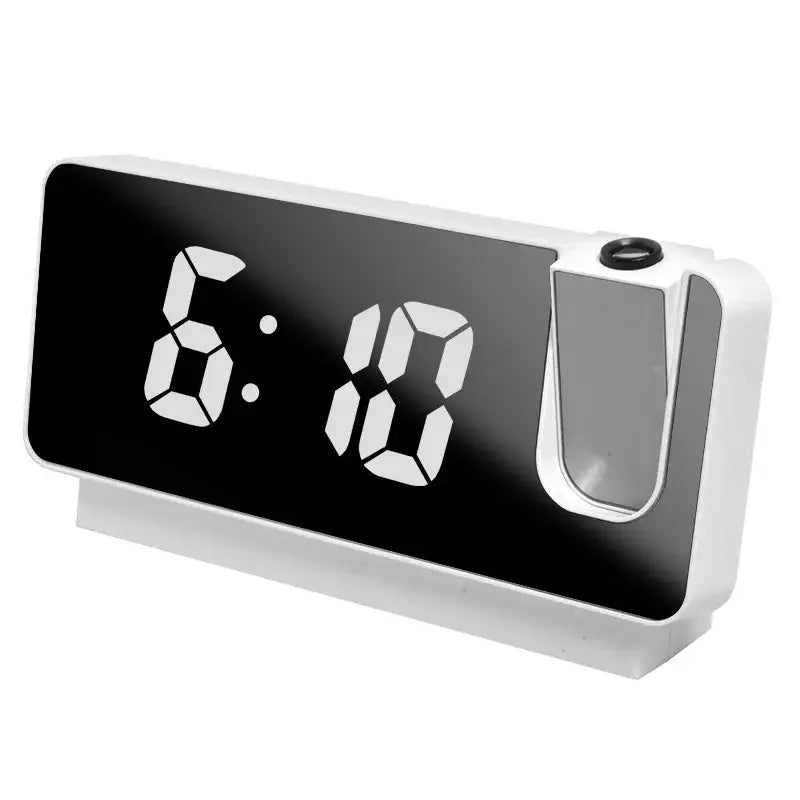 Projector LED Alarm Clock - Blanc - wall clock