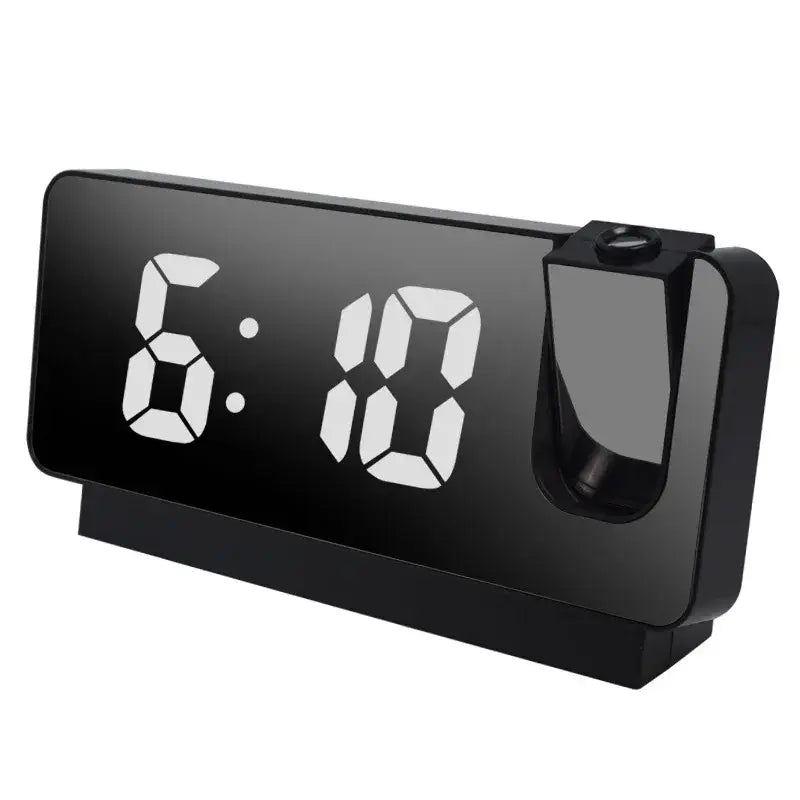 Projector LED Alarm Clock - Noir - wall clock