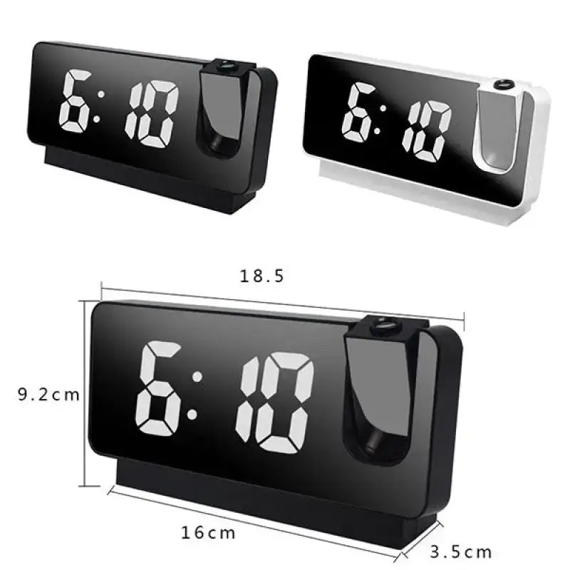 Projector LED Alarm Clock - wall clock
