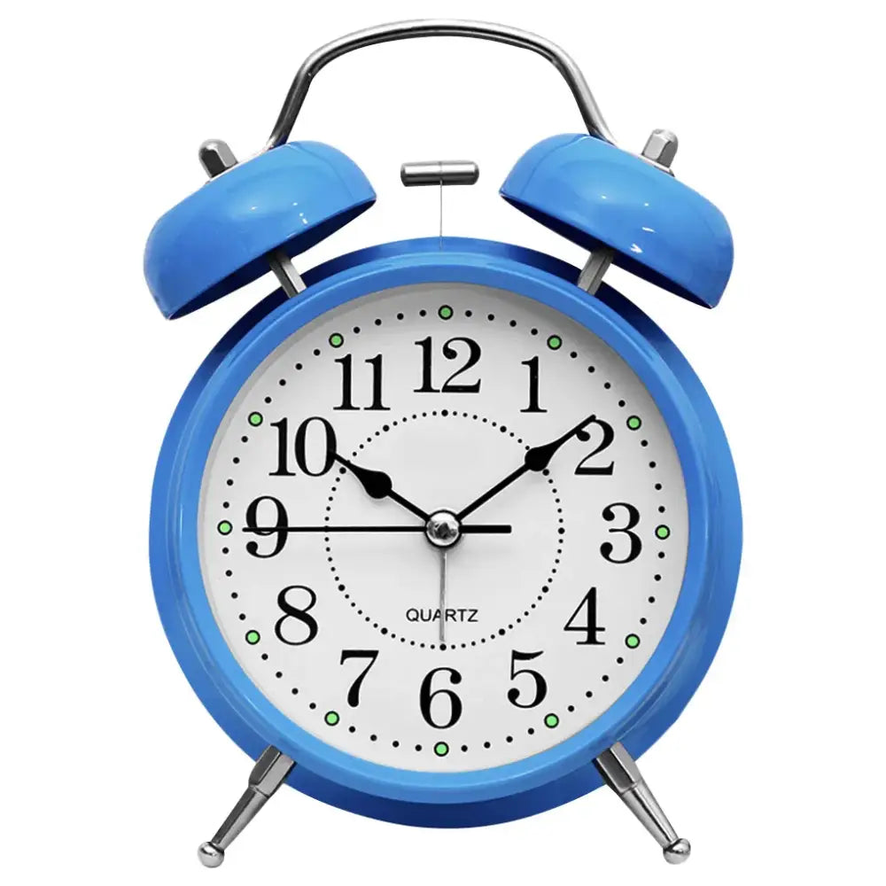 Quartz Retro Alarm Clock - Bleu - wall clock