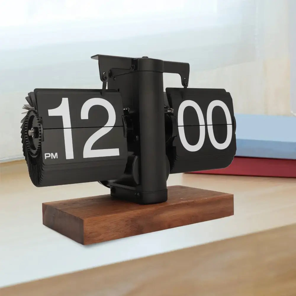 Retro Vintage Flip Clock - wall clock