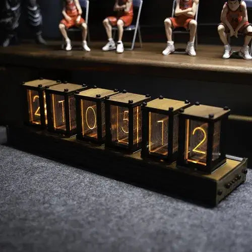 Retro Vintage Nixie Tube Clock - wall clock