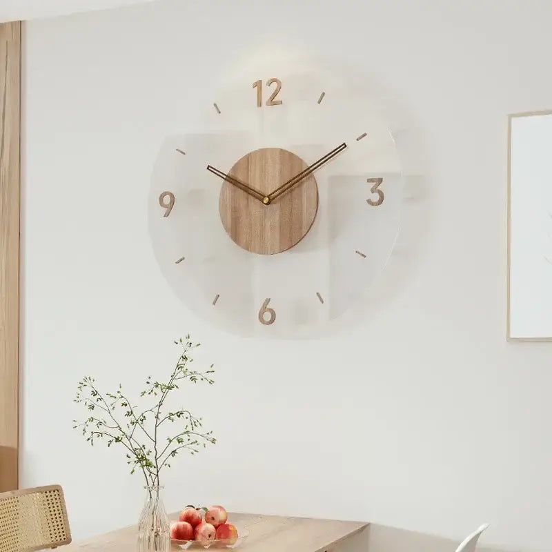 Scandinavian Style Silent Wall Clock - C