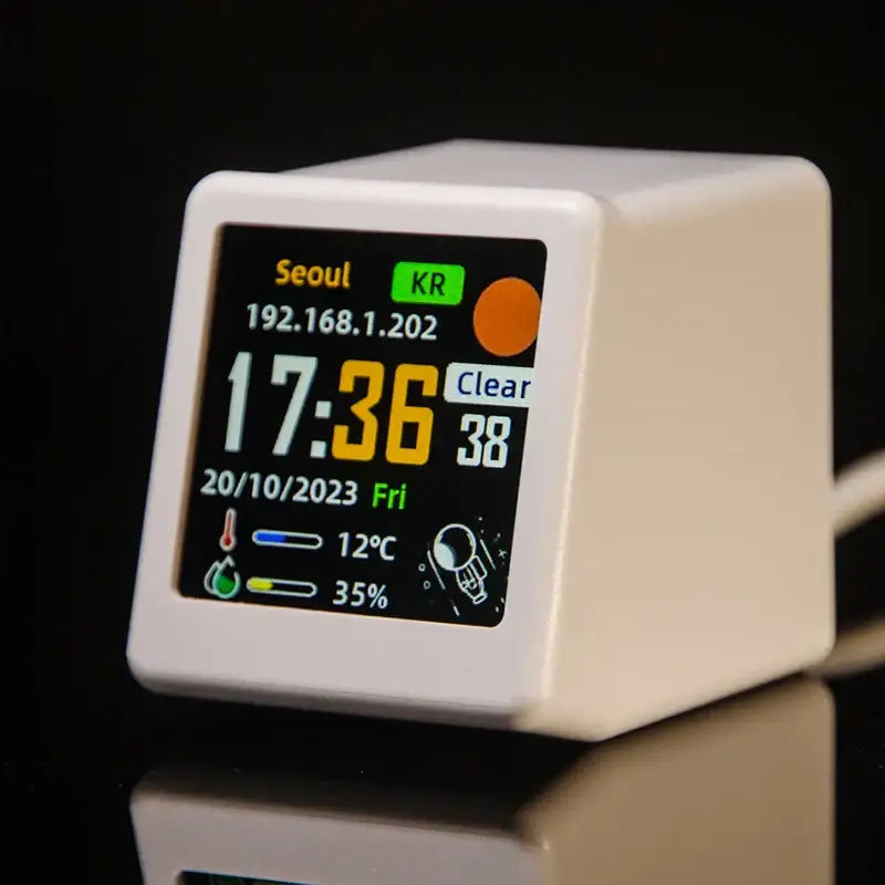 Smart Portable Alarm Clock - Blanc - wall clock