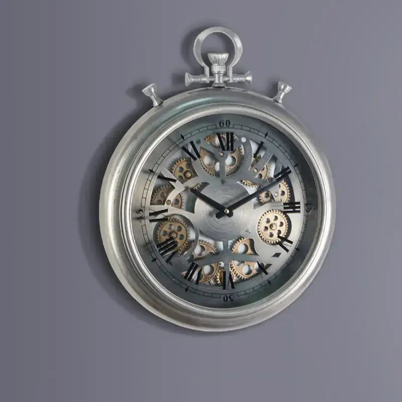 Steampunk Pocket Watch Gear Wall Clock - wall clock