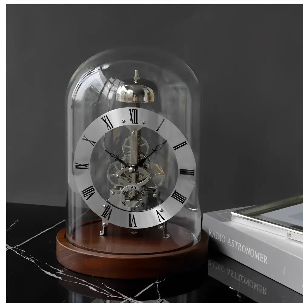 Tempus Machina Mechanical Tabletop Clock with LED Night Light