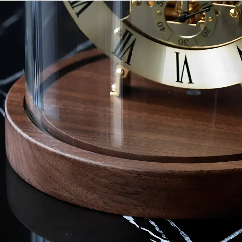 Tempus Machina Mechanical Tabletop Clock with LED Night Light