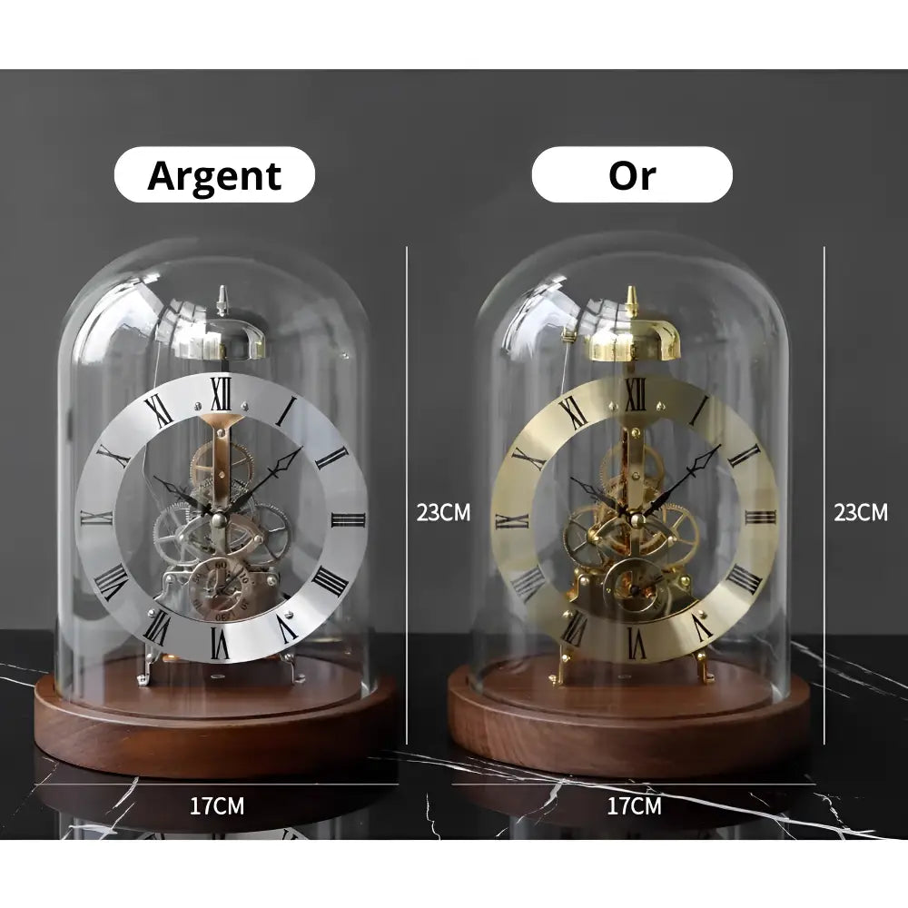 Tempus Machina Mechanical Tabletop Clock with LED Night Light