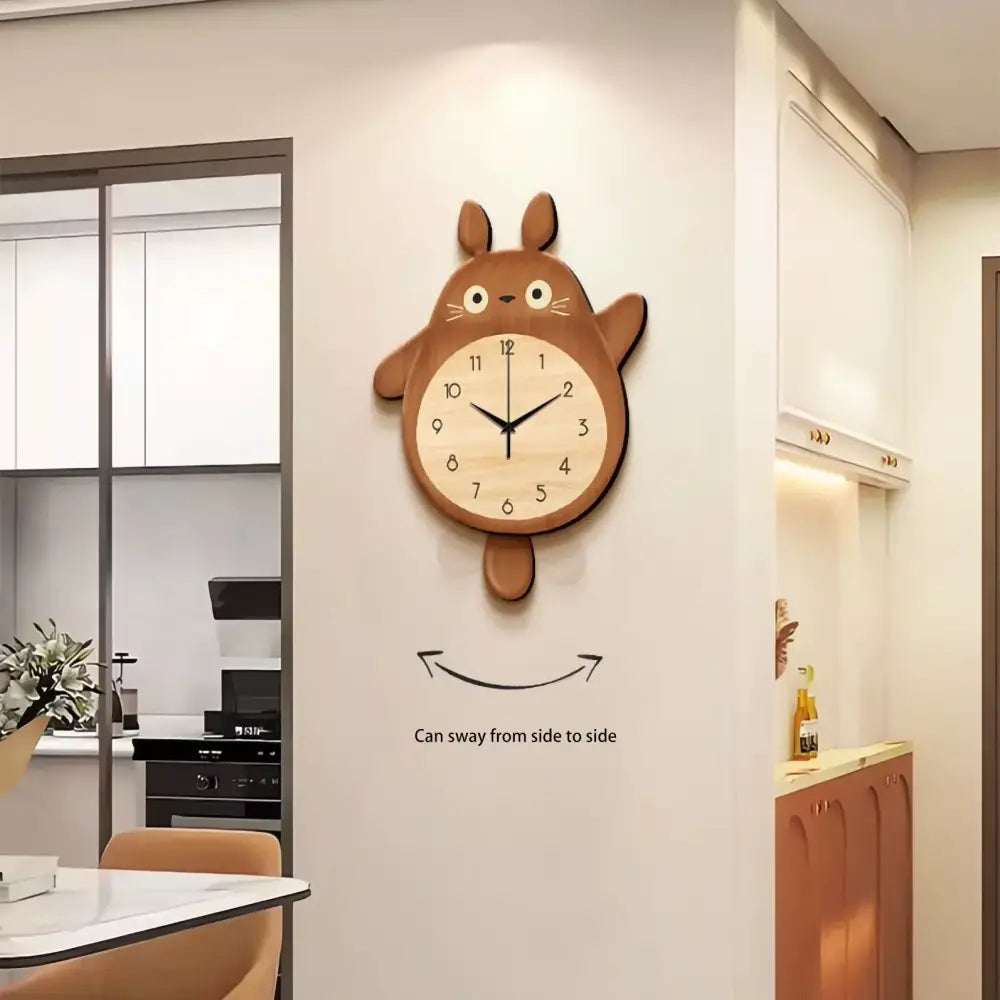 Totoro Swing Tail Wall Clock