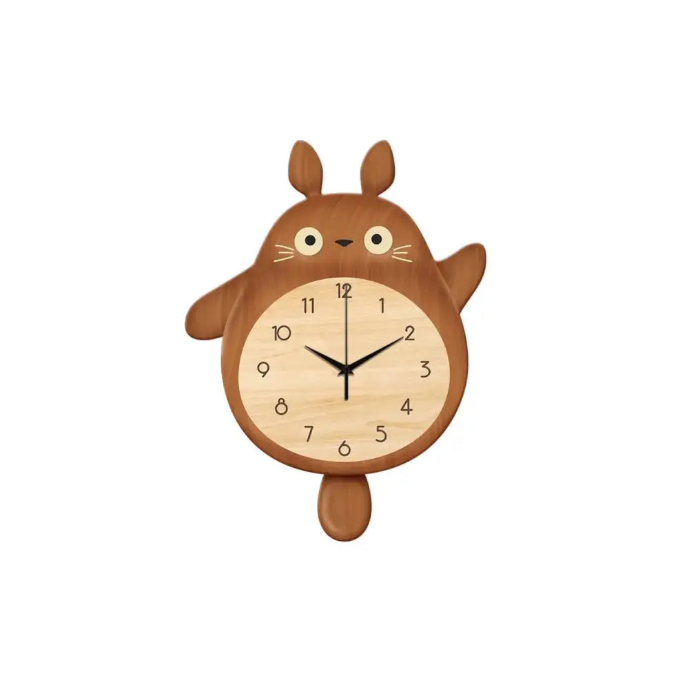 Totoro Swing Tail Wall Clock