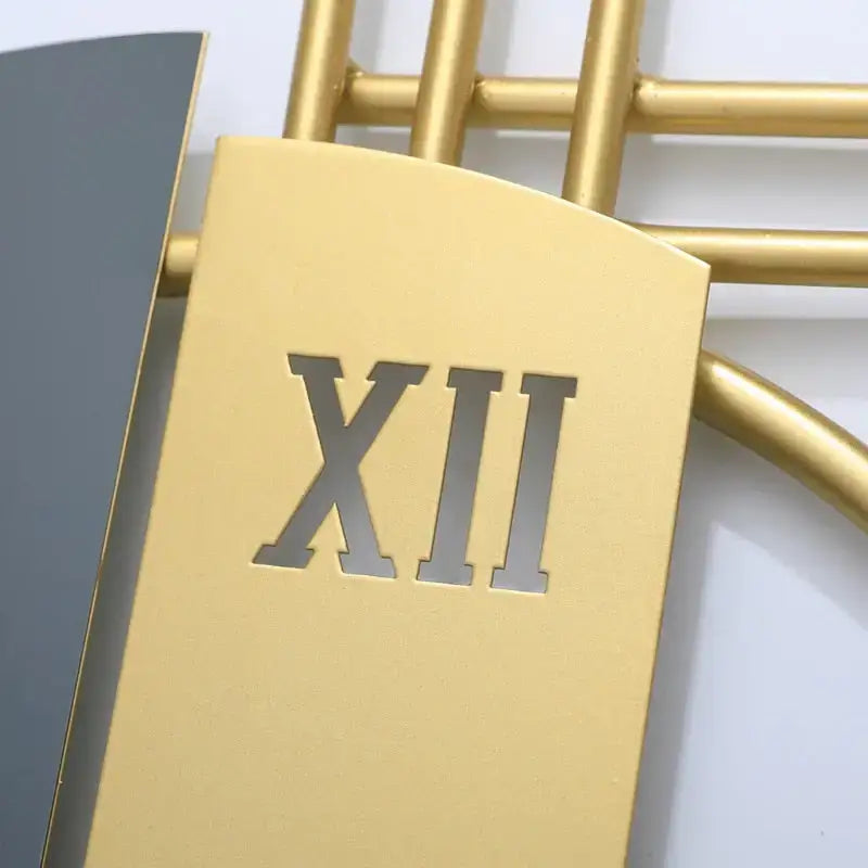 Unique Gold Wall Clock - wall clock