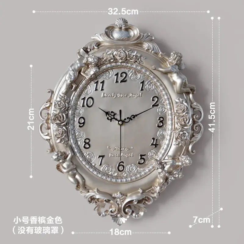 Vintage Baroque Wall Clock - Style 3 / other