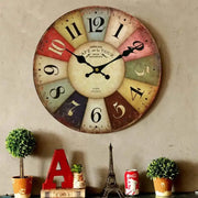 Vintage French Cafe Wall Clock - wall clock